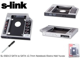 Resim S-link SL-SSD13 Sata 2.5" 12.7mm Harddisk (hdd) Kutusu S-link SL-SSD13 Sata 2.5" 12.7mm Harddisk (hdd) Kutusu