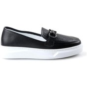Resim well foot 23102 Orto Pedik Kadın Loafer Günlük Hakiki Deri Ayakkabı 