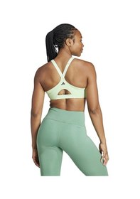 Resim Adidas Tlrdım Lux Zip Kadın Antrenman Sporcu Sütyeni It6657 Yeşil It6657 Yeşil 