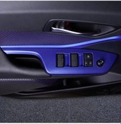 Resim C-hr 2016-2019 Içın Uyumlu Kapı Kolçak Kaplama Mavı Advance Model 