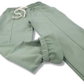 Resim BOBBY JR KİDSWEAR Kız Çocuk Eşofman Altı Önden Parçalı Flolo Cepli Mint Yeşili 