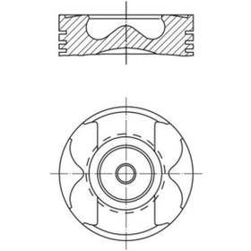 Resim Mahle Pıston Segman 0.50 80.50mm Mercedes Om622 W447 . Renault R9m 1.6 Dci Megane Talı IS00-MAHLE 021PI00125002 