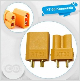 Resim Xt-30 Konnektör Dişi + Erkek Çift 