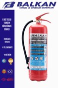 Resim Balkan Ticaret 6 Kg Tozlu Etiketli Ve Ruhsata Uygun Yangın Söndürücü - Kompakt Güvenlik Çözümü 