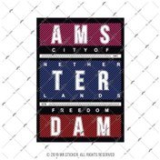 Resim Msl144 Amsterdam Yazili Etiket 