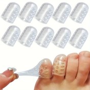 Resim 10 Silikon Anti-Friction Ayak Tırnağı Kılıfları: Nefes Alabilen Jel Ayak Tırnağı Koruyucuları, Yumuşak Ayak Bakım Aksesuarları, Unisex Kokusuz Ayak Tırnağı Kılıfları, Küçük Ayak Anti-Friction Tırnak Tüpleri, Nefes Alabilen Anti-Kırılma Pedleri, Manikür, Spor ve Açık Hava Aktiviteleri için Uygun, Yeniden Kullanılabilir Yumuşak Rahat Silikon Kılıflar, Koşu, Bisiklet, Spor Salonu, Yürüyüş Özel 