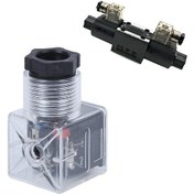 Resim Moveevo 5 Adet Dc24v Hidrolik Valf Elektromanyetik Bobin Fişi, Şeffaf Ip65 Su/dağlanma Koruyucu, Dayanıklı Pa/pc Malzeme, Evrensel Uyumlu 