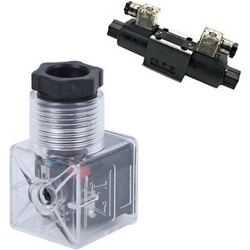 Resim Moveevo 5 Adet Dc24v Hidrolik Valf Elektromanyetik Bobin Fişi, Şeffaf Ip65 Su/dağlanma Koruyucu, Dayanıklı Pa/pc Malzeme, Evrensel Uyumlu 