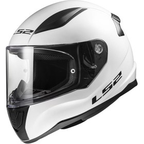Resim Ls2 Rapid Motosiklet Kapalı Kask Beyaz 