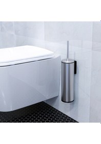 Resim Primanova Cigo Duvara Monte Tuvalet Fırçası Paslanmaz 