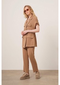 Resim Ftz Women Kadın Crep Pantolonlu Takım Vizon 31173 Vizon 