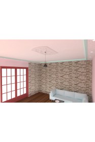 Resim Motifpiyer Lamba Tavan Gobegi 45-MOTIFLI-OVAL-2ADET 