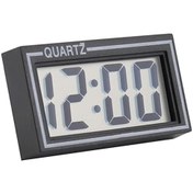 Resim Otomatik Karartmalı Lcd Ekranlı Evrensel Araba Dijital Saati, Kolay Kurulum, Şık Tasarım 