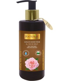 Resim Naturix Gül Özlü El Yüz Vücut Nemlendici Günlük Bakım Krem 250 ML 