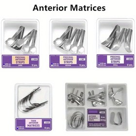 Resim HOMEFISH Proximal Anterior Strip Sectional Contoured Matrices Sistemi - Metal Band Ring Wedges Tutucu, Tekrarlayan Ön Matrice ile Hassas Taşlama ve Parlatma için, Endüstriyel Takı Yapımı Aracı, Takı Yapımı Malzemeleri, Hassas Aletleme, Konturlü Tasarım, Sağlam İnşaat 
