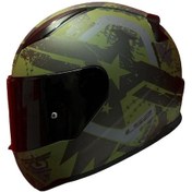 Resim Ls2 Rapid 2 Thunder Birs Siyah Vizörlü Kapalı Motosiklet Kaskı Mat Yeşil - Siyah 