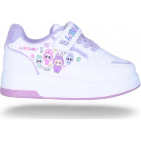 Resim Prokids 4011 Byz-lila Kız Çocuk Sneaker Spor Ayakkabı Beyaz 