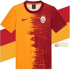 Resim Galatasaray Lisanslı 5 Yıldızlı Çocuk Parçalı İç Saha Forma 20/21 Sarı - Kırmızı 