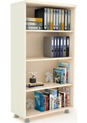 Resim Modüler Dünyası Kitaplık Dosya Dolabı Akçaağaç - 80X35X153 Akçaağaç 