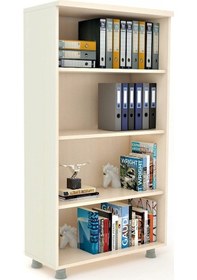 Resim Modüler Dünyası Kitaplık Dosya Dolabı Akçaağaç - 80X35X153 Akçaağaç 