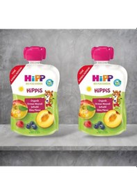 Resim Organik Orman Meyveli Şeftalili Elma Püresi 100 Gr X 2 Adet 