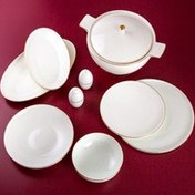 Resim Jumbo Bianca Gold 57 Parça 12 Kişilik Yemek Takımı 