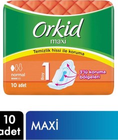 Resim Orkid Marka: Maxi Hijyenik Ped Normal Tekli Paket 10 Ped 8001090430458 Kategori: Hijyenik Ped 