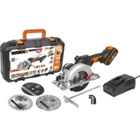Resim Worx WX531 20VOLT 2.0AH. Li-Ion 120MM Kömürsüz Profesyonel Çok Amaçlı Daire Testere 
