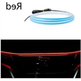 Resim Trendooze 71 Esnek Led Araç Kaputu Işık Şeridi Kırmızı Düşük Voltaj Kolay Montaj Turcoshop11 