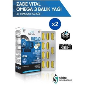 Resim Premium Omega 3 Balık Yağı 45 X 2 Kapsül - 2'Li Paketi 