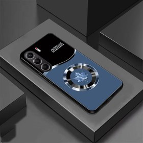 Resim For Tecno Camon 40 ve Camon40 Pro 5G için tasarlanmış şık koruyucu telefon kılıfı, şok geçirmez ve düşmeye karşı koruma özelliklerine sahip mavi metal kestane yaprağı tasarımı ile, for Tecno Camon telefon kılıfı için. 