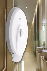 Resim KG-GOLDPAPER Beyaz Maxi Cimri Pinti Içten Çekmeli Tuvalet Kağıdı Dispanseri Banyo Wc Ve Tuvalet Aparatı 