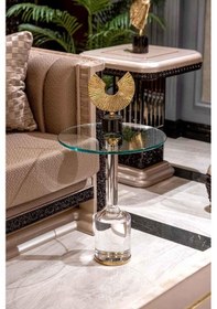 Resim Dulda Akrilik Şimal Sehpa Şeffaf 