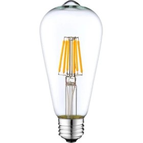 Resim Edison ST64 4W 6500 K Beyaz LED Rustik Dekoratif Ampul Vintage Aydınlatma 