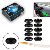 Resim İDEAL OTOMOTİV 5li Set- Siyah Emniyet Kemeri Çıtçıtı Klipsi Düğmesi Stop Düğme Toka Tüm Araçlar Için 