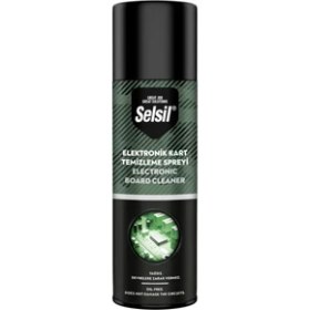 Resim Selsil Elektronik Kart Temizleme Spreyi 500ML Yağsız - Devrelere Zarar Vermez (4887) 