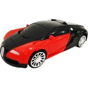 Resim Can Oyuncak Bugattiye Dönüşen Pilli Robot Araba 