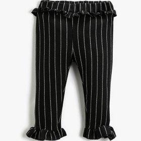 Resim Kız Bebek Basic Fırfır Detaylı Tayt Beli Lastikli 