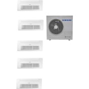 Resim Wind Free Multi Tek Yön Kaset 1+5 Sistem (AJ100TXJ5KH/EA) 9+9+9+9+18 Btu İç 10 kw Dış Ünite Samsung