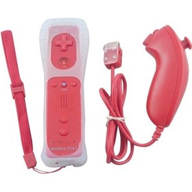 Resim Anahtar Wii Kablosuz Gamepad Uzaktan Kumandası İçin Kırmızı 