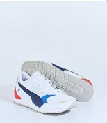 Resim Puma Bmw Mms Track Racer 307105-01 Renkli Erkek Günlük Ayakkabı Dar Kalıp Beyaz 