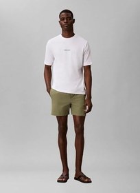 Resim CALVIN KLEIN CALVIN KLEIN Erkek Marka Logolu Günlük Kullanıma Uygun Beyaz T-Shirt LV00NM3021 100 