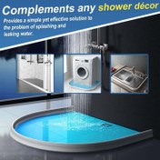 Resim Kendinden Yapışkanlı Duş Su Yalıtım Sistemi - Banyo & Mutfak Tezgahları için Kuru/Islak Ayrılma, Modern Beyaz & Mavi Tasarım, Kolay Kurulum, Dayanıklı & Şık Duvar Dekoru, Banyo Su Yalıtımı, Çağdaş Stil, Kolay Kurulum Özelliği, Kaymaz Duş Paspası, Duş Tepsisi Paspası, Duş Tepsisi, Duş Ekrani, Banyo Aksesuarları, Duş Kabini, Tavanlı Walk-in Duş, Duş Duvarı, Duş İçin Duş Duvarı, Küvet İçin Duş Duvarı, Duş Kapısı, Komple Duş Kabini, Duş Köşesi 
