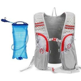 Resim Pazly Yürüyüş Koşu Dağcılık İçin 5l Büyük Kapasiteli Hafif Bisiklet Sırt Çantası Gri Gri 