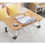 Resim Katlanabilir Portatif Laptop Yatak Koltuk Kanepe Kahvaltı Sehpası 