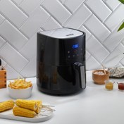 Resim Fit Fry Dijital 3.5 L Siyah Airfryer Sıcak Hava Fritözü Schafer