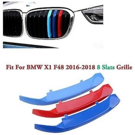 Resim Bmw X1 E84 2010-2015, F48 2016-2018 M Performance Kaiyi İçin Yarış Izgara Kapağı Klipsi Trimi 7-8 Çubuk 
