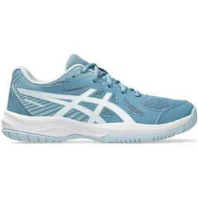 Resim Asics Upcourt 6 Çocuk Mavi Voleybol Ayakkabısı 