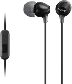 Resim Sony MDR-EX15APN Mikrofonlu Kulak İçi Kulaklık Siyah 