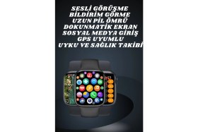 Resim Zengezur Ekranlı Yeni Nesil Pro Kulaklık ve Akıllı Saat Kampanyası Kulak Içi Mikrofonlu 
